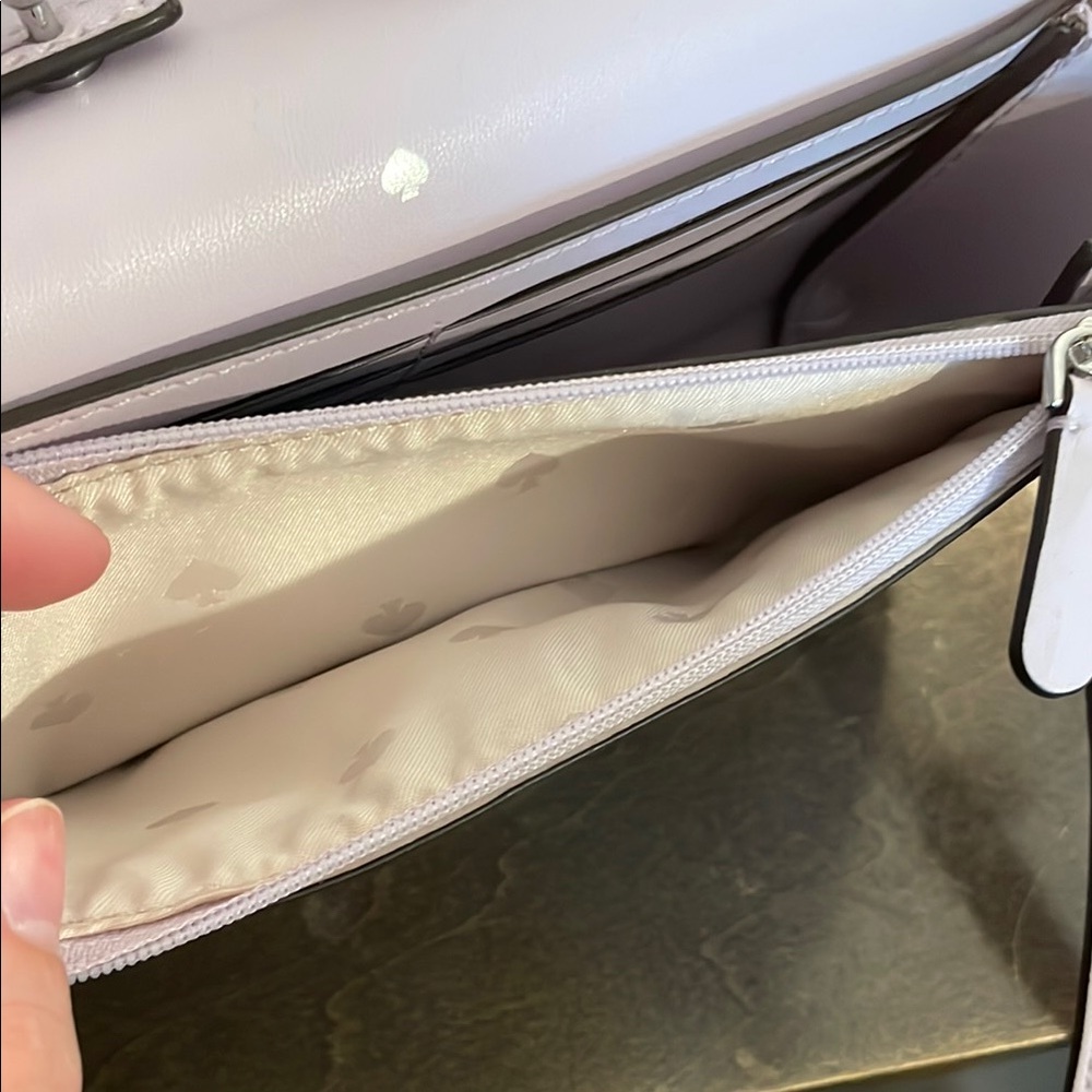 Kate Spade Purple Crossbody Bag with Floral Design - Picture 3 of 3